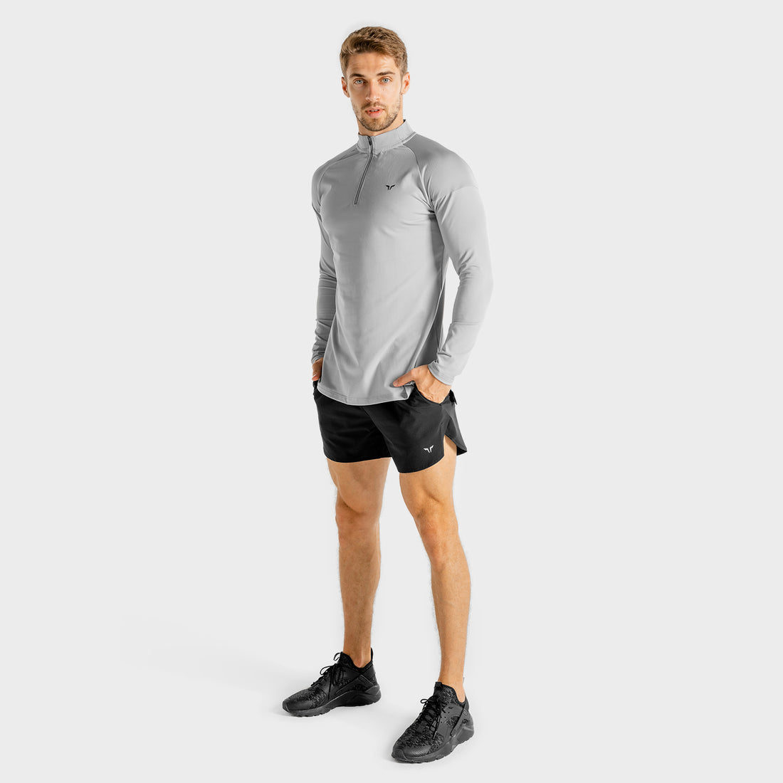 CORE RUNNING TOP - GREY